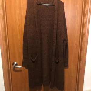 Oversized rusty cardigan!